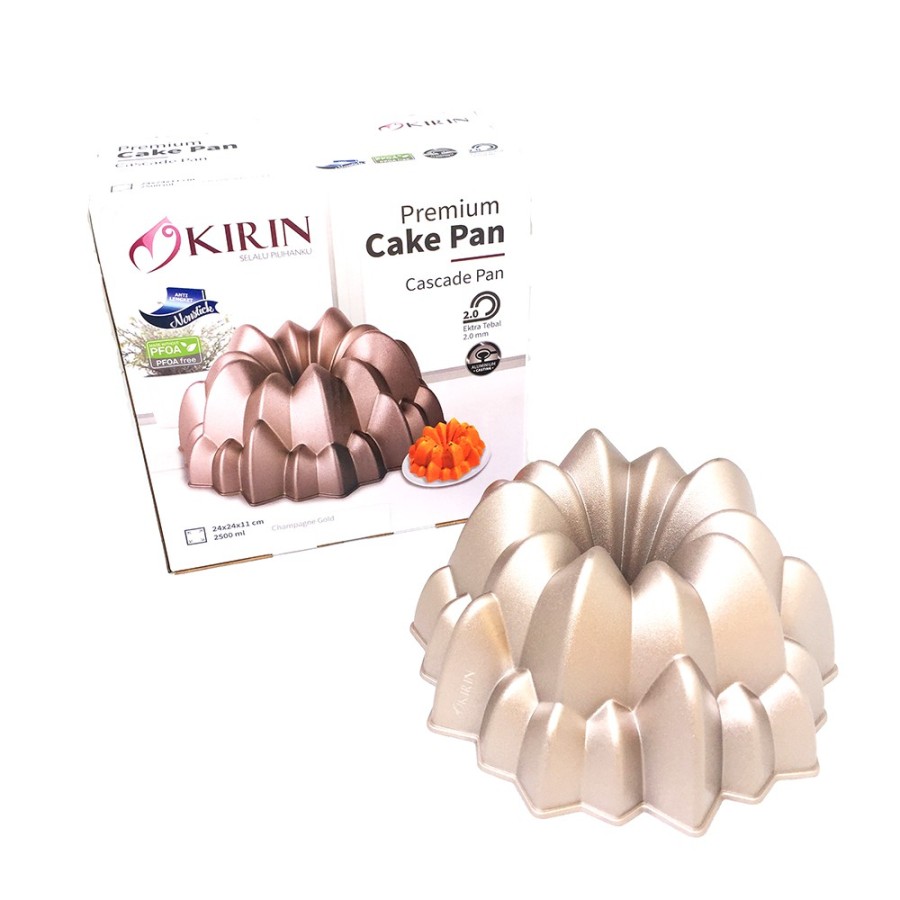 Kirin Loyang Kue Bolu Cake Pan Cascade 24cm