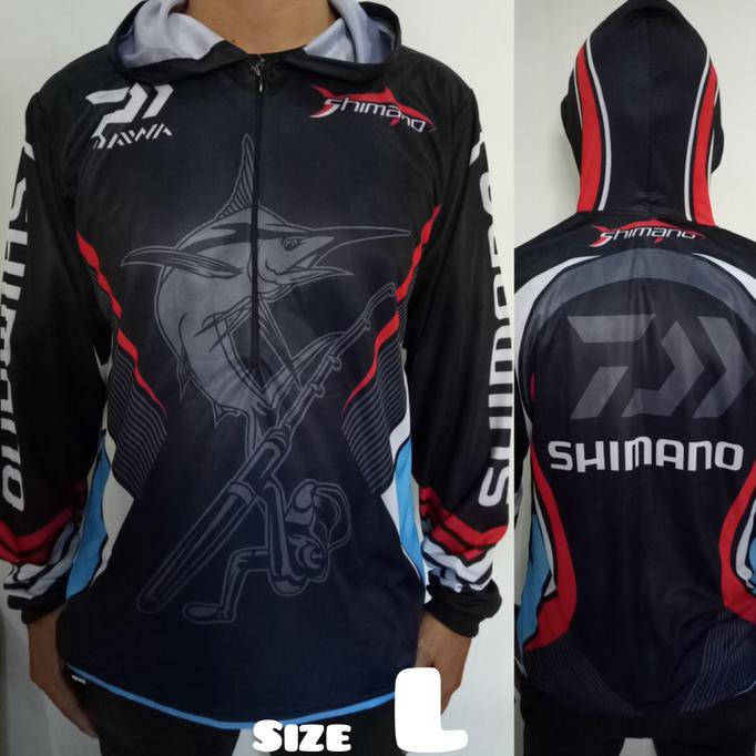 HOT SALE kaos baju jersey mancing bertopi shimano