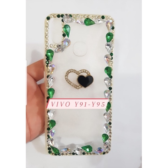 CASE BLINK-BLINK TRANSPARAN OPPO A3S,VIVO Y91-Y95-BENUA DUNIA