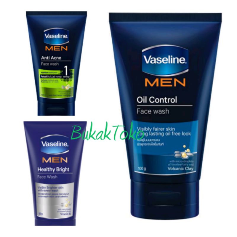 VASELINE Men Face Wash | Sabun muka 100g