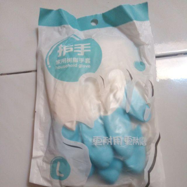 Sarung Tangan Cuci Piring Anti Air Rubber Hand Glove
