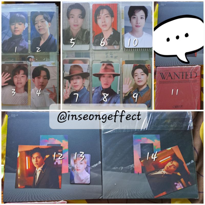 CNBLUE PHOTOCARD PC ALBUM POSTCARD