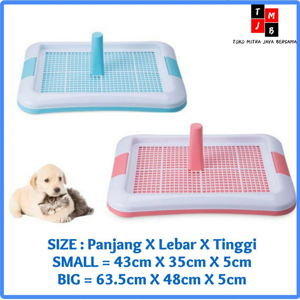 TEMPAT PIPIS TOILET HEWAN AJING KUCING PELIHARAAN TRAINING TRAY TATAKAN ALAS PIPIS