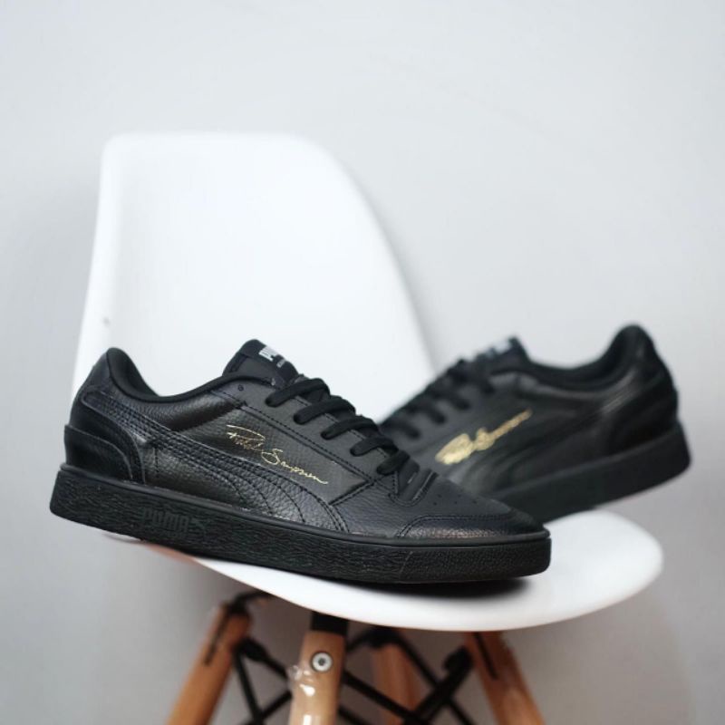 Sneakers Pria Ralph Sampson Full Black Original OEM / Sepatu Pria Hitam Polos