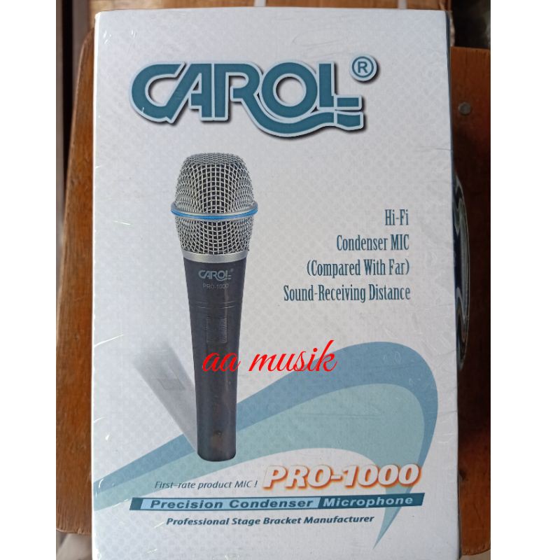 MIC CONDENSER CAROL PRO-1000 ORIGINAL