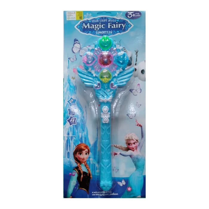 EJ - Mainan Magic Fairy Frozen -Tongkat Peri Frozen Lampu Musik