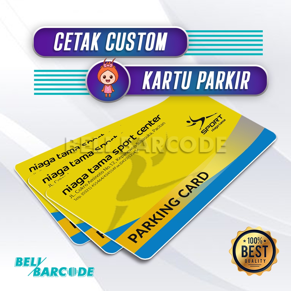 Custom Cetak Kartu RFID Member Khusus Kartu Parkir Kantor Mall Bandara Hotel
