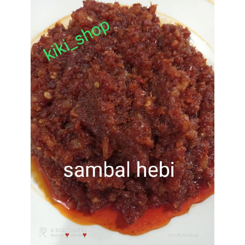 

sambal hebi khas Pontianak sambal halal homemade