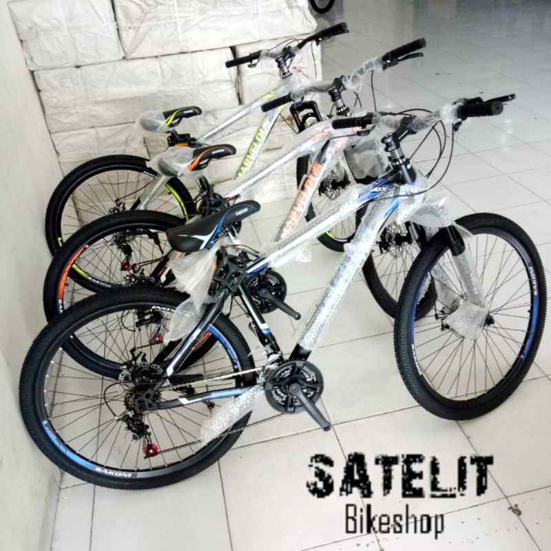 Sepeda Gunung / Mountain Bike / MTB Sakoni Marvelous Ukuran 26 Inch dengan 3 x 7 Speed
