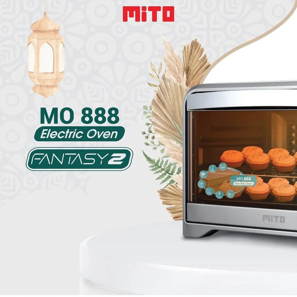 OVEN MITO FANTASY 2 MO-888 33 Liter - ORIGINAL GARANSI RES9MI8