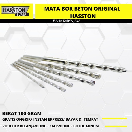 HASSTON PROHEX Mata Bor Beton 8MM / 6MM / 5MM / 4MM / 10MM Hasston Prohex Original Terbaru Mata Bor 
