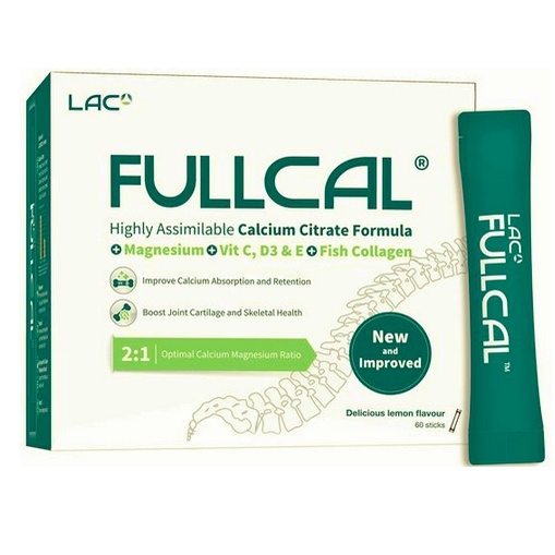 LAC FULLCAL Calcium Citrate + Magnesium Vitamin C + Vitamin D3 + Vitamin E + Zinc GNC Singapore