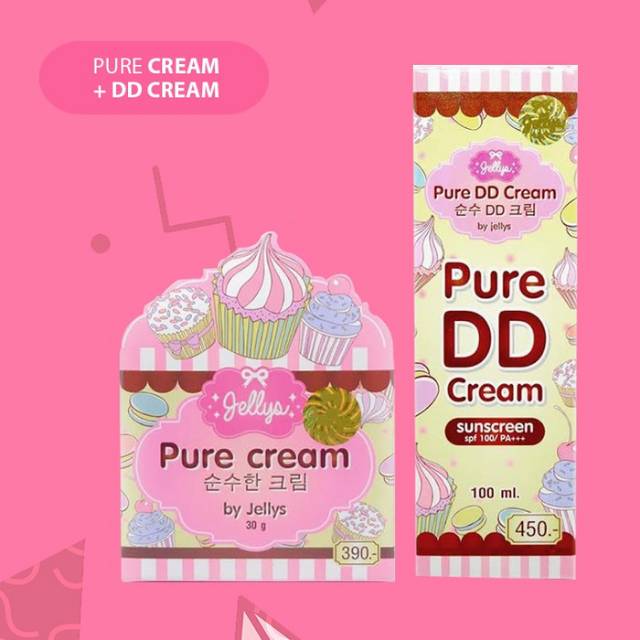 [CREAM+DD CREAM] Paket CREAM+DD CREAM Jellys Pure Thailand