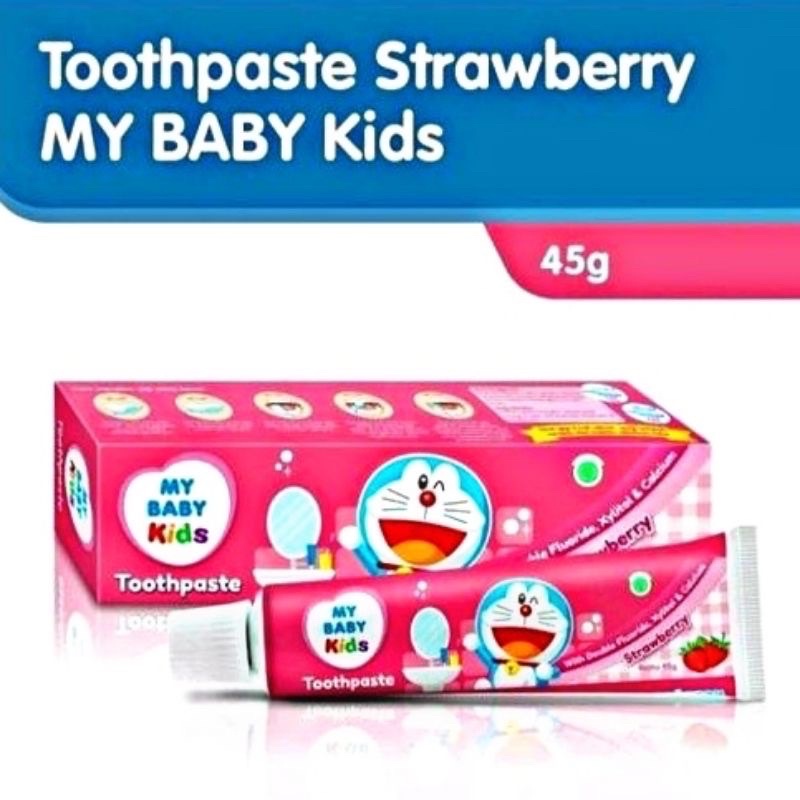 My Baby Tooth Paste Kids Pasta Gigi Odol Anak Floride Perawatan Gigi Susu Anak Anti Lubang