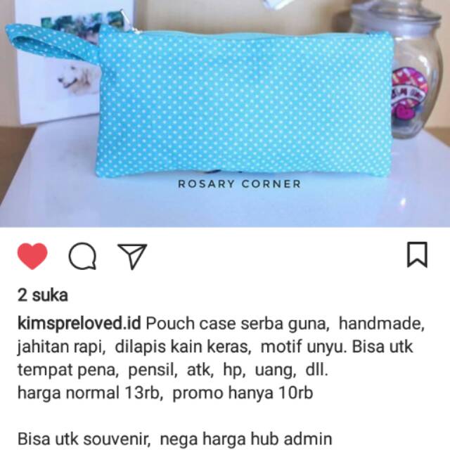 

Pencilcase/pouch serbaguna