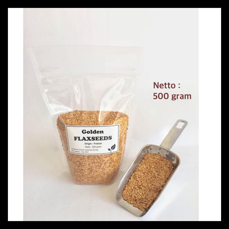 

Golden Flaxseed 500 Gram (Flax Seed / Flaxseeds) Gratis Ongkir