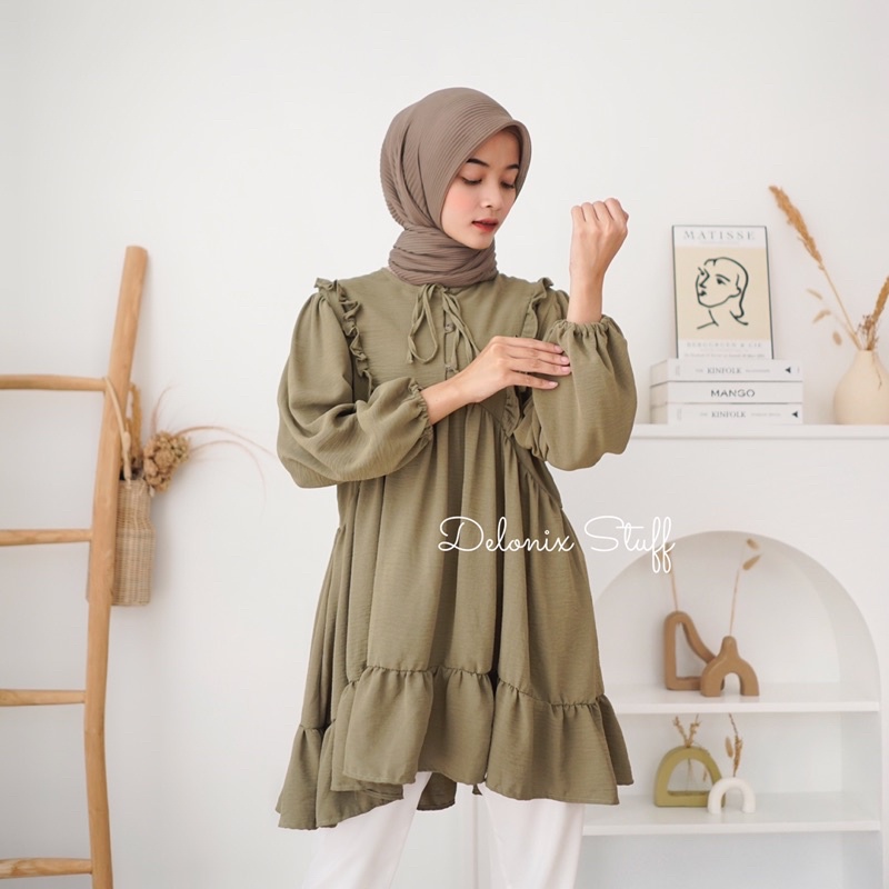 Rafaella crinkle tunik