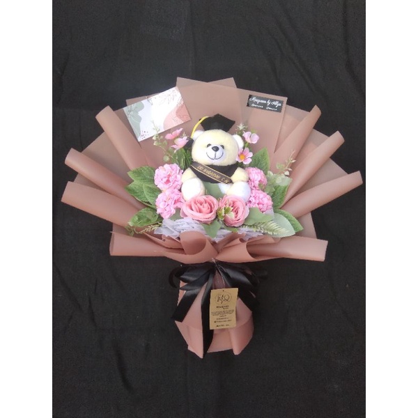 [ TERMURAH ] Buket boneka wisuda | Graduation Bouquet | Free selempang nama sarjana