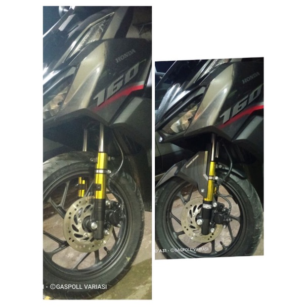 Cover shock depan belakang vario 160 cc
