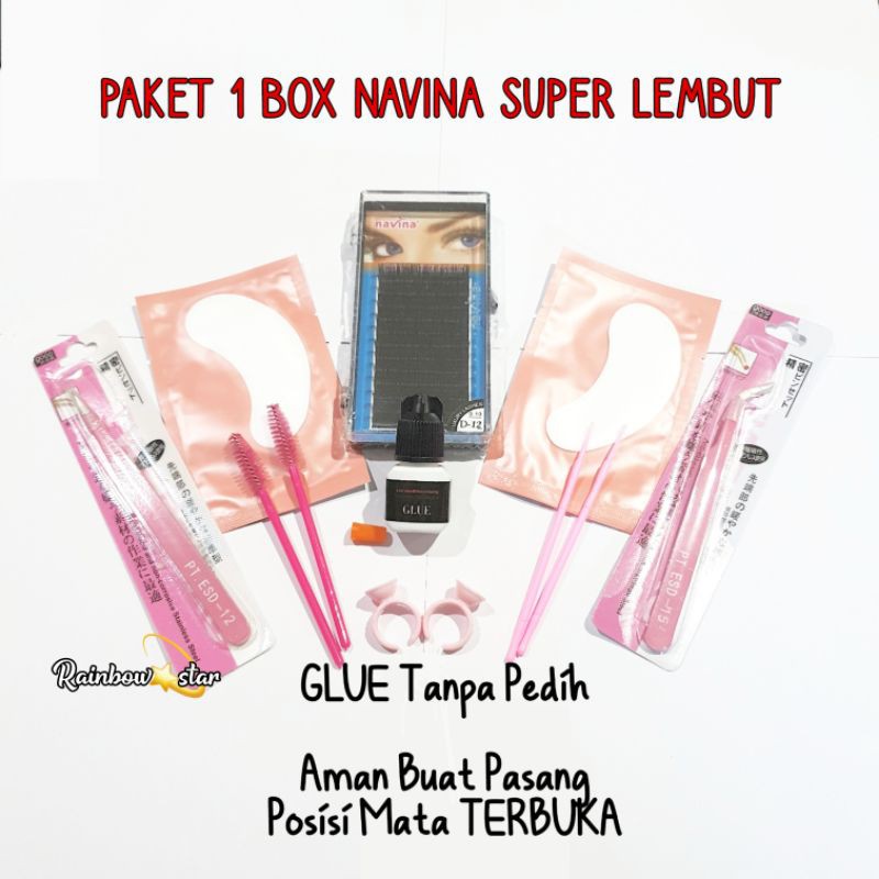 Paket Eyelash Extension / Paket Super Hemat Sambung Bulu Mata