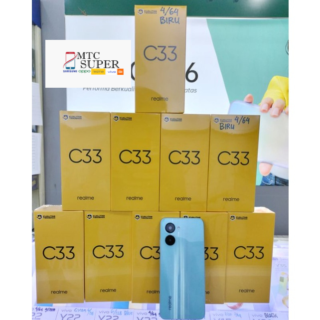 REALME C33 4/64 GARANSI RESMI