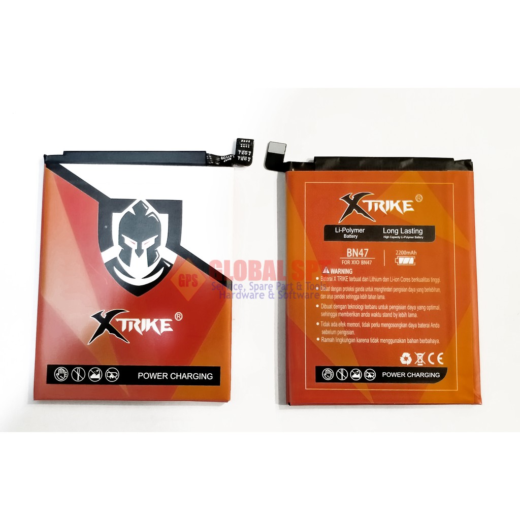 XTRIKE / BATERAI XIAOMI BN47 / REDMI 6 PRO XTRIKE / BATRE / BATERE REDMI 6PRO