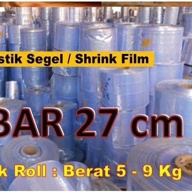 

PLASTIK SEGEL 27 CM x 25M ( Shrink Film )