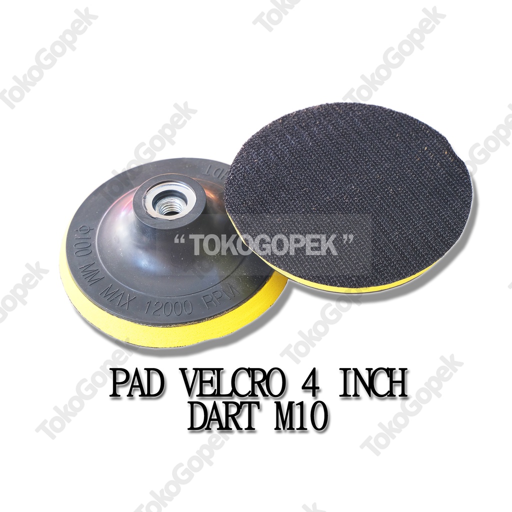 PAKETAN AMPLAS VELCRO 4&quot; AUTO KINCLONG