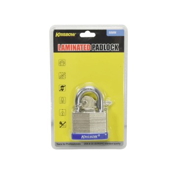 KRISBOW GEMBOK BESI LAMINASI 50 MM PADLOCK LONG LAMINATED 50 MM ORIGINAL KRISBOW PADLOCK LAMINATED