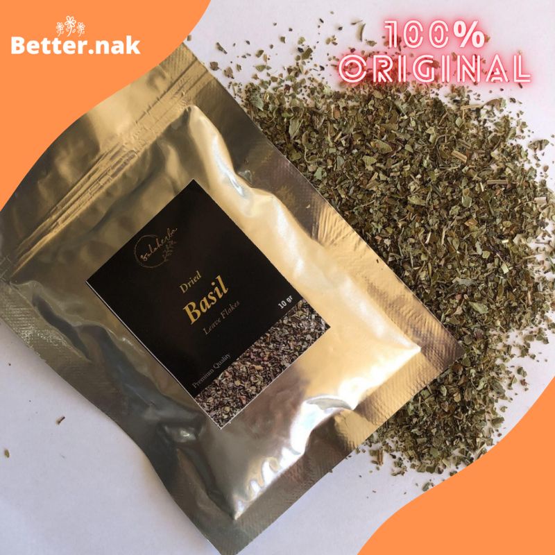 

Basil Leaves Flake Kering Import Kualitas Premium 10gr aherbal&spa