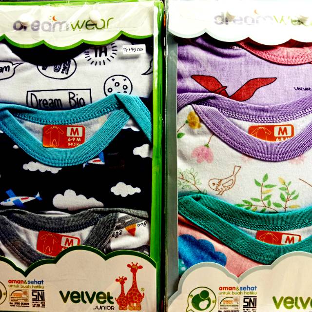Jumper panjang kaki tutup Velvet junior