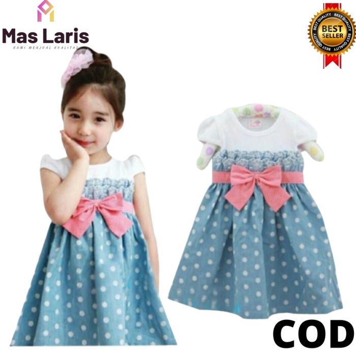 Gaun Anak - Pakaian Anak Perempuan Alona Dress Gaun Pesta Ulang Tahun Ultah Kondan