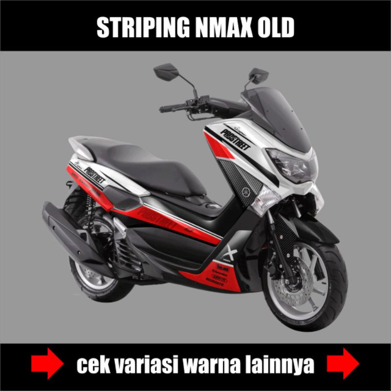 Striker Striping Motor Nmax Old / Decal Semi Full Body Yamaha N Max  Old / Lis Variasi Nmax Lama