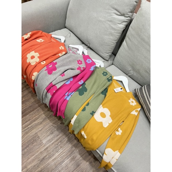 Eleza Cardigan motif Flower