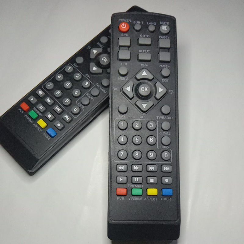 REMOTE SET TOP BOX DVB T2 EVERCOSS