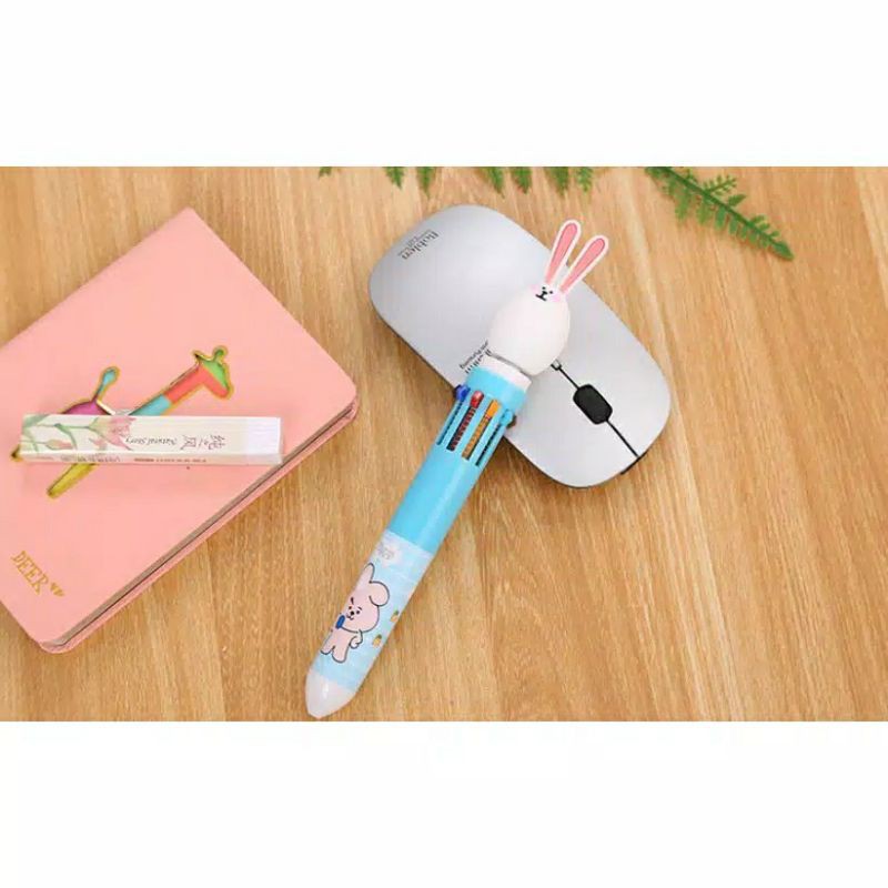 

bolpoin pen bolpen pulpen 10in1 bunny