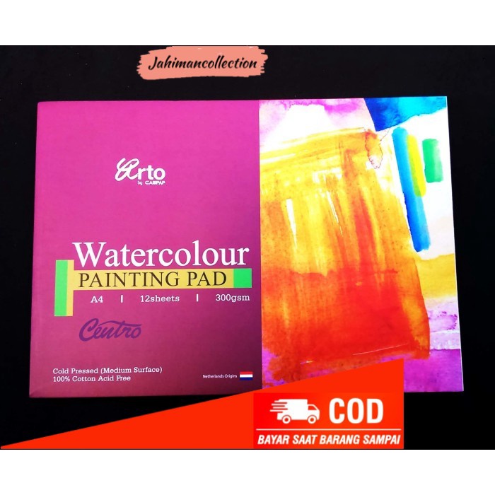 

✨ BISA COD ✨ Arto Watercolour Painting Pad A4 300gsm Cotton