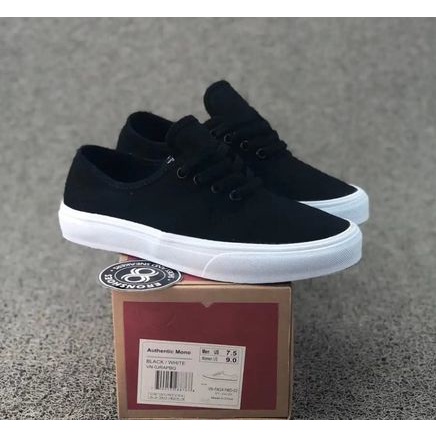 HUMAIRAH_OLDSHOP || Sepatu Vans Authentic black n white sepatu berbahan kanvas sepatu murah berkualitas