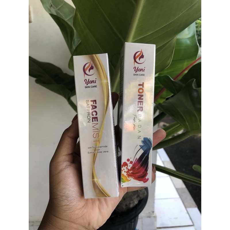 TONER BADAN DAN FACEMIST WAJAH YONISKINCARE