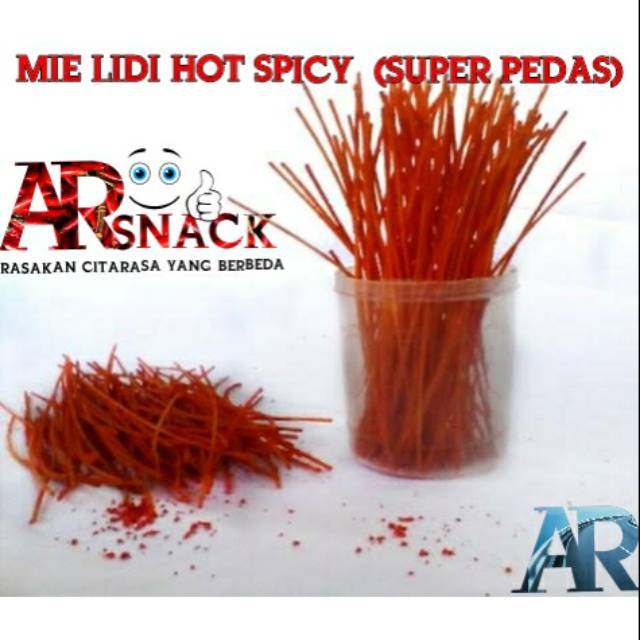 

MIE Lidi Hot spicy 125gr(super pedas)/Snack/Makanan Ringan/Makanan Pedas