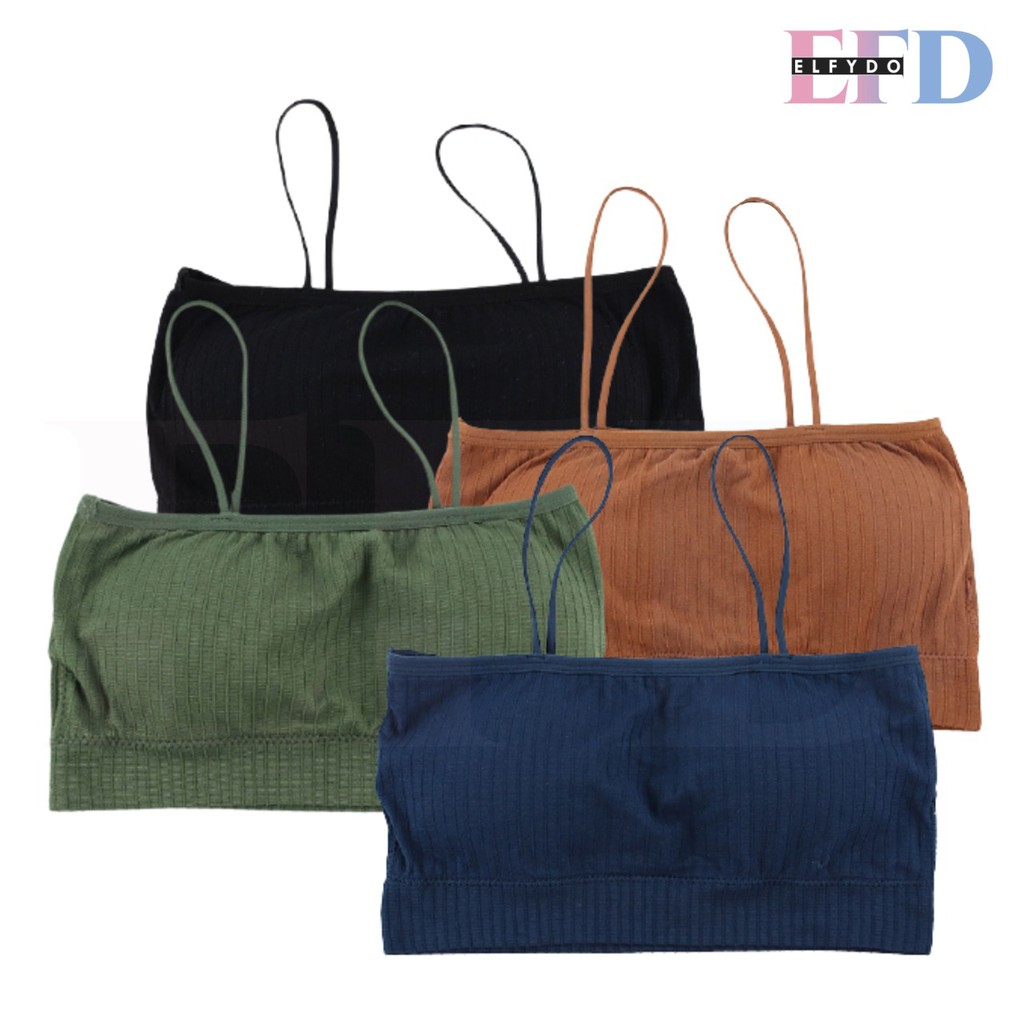 ELFYDO BRA358 Pakaian Dalam Wanita Bra Tanpa Kawat Sport Bra Gym Push Up Bra Wanita Bra Olahraga