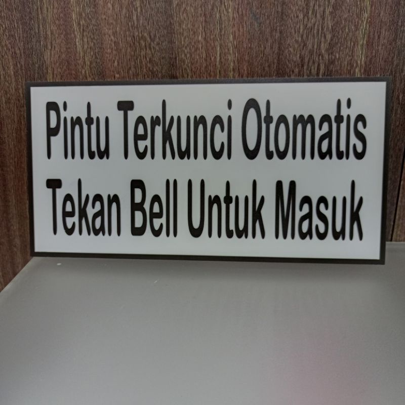 

Custom Tulisan dan Gambar Acrylic 30 x 15 cm Print UV Laser