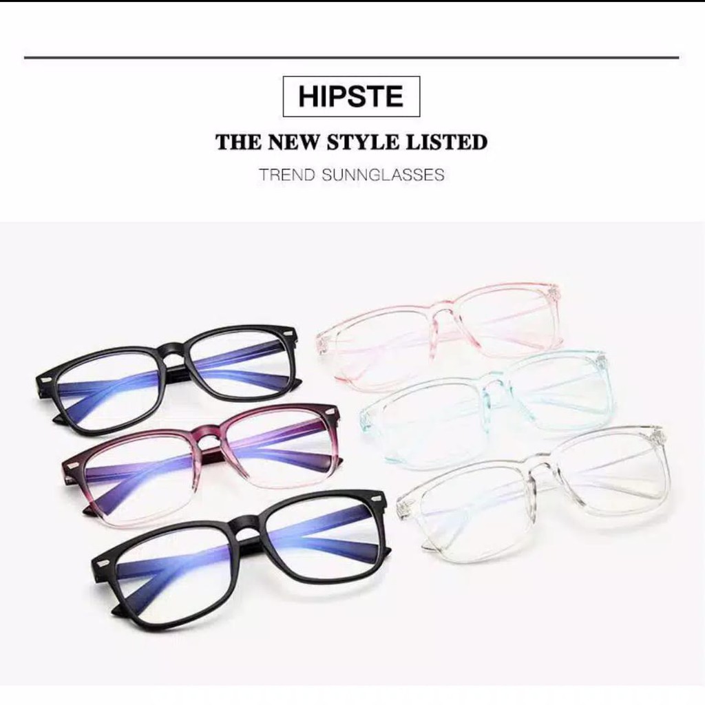 ♥TMALL88♥ Kacamata Optik Frame Plastik Anti Radiasi Untuk Wanita