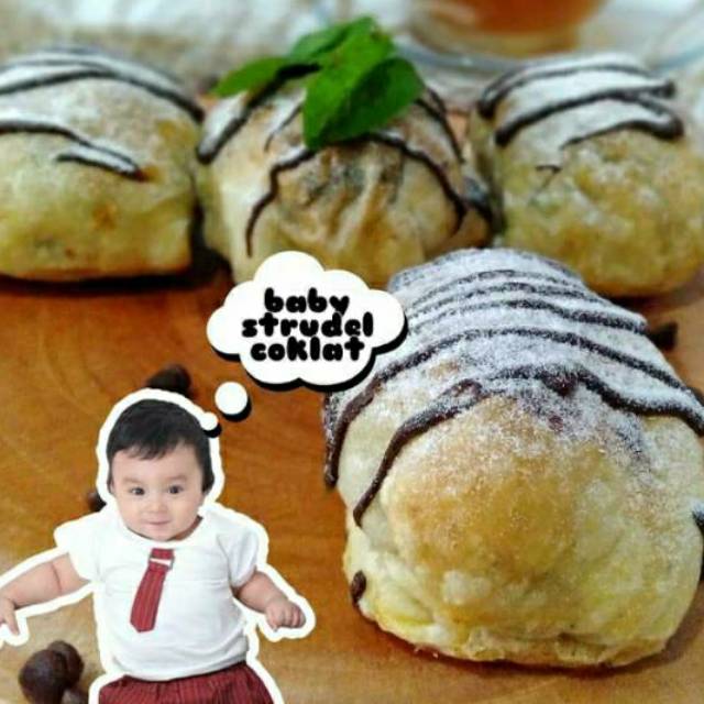 

Baby Strudel Coklat & Mangga