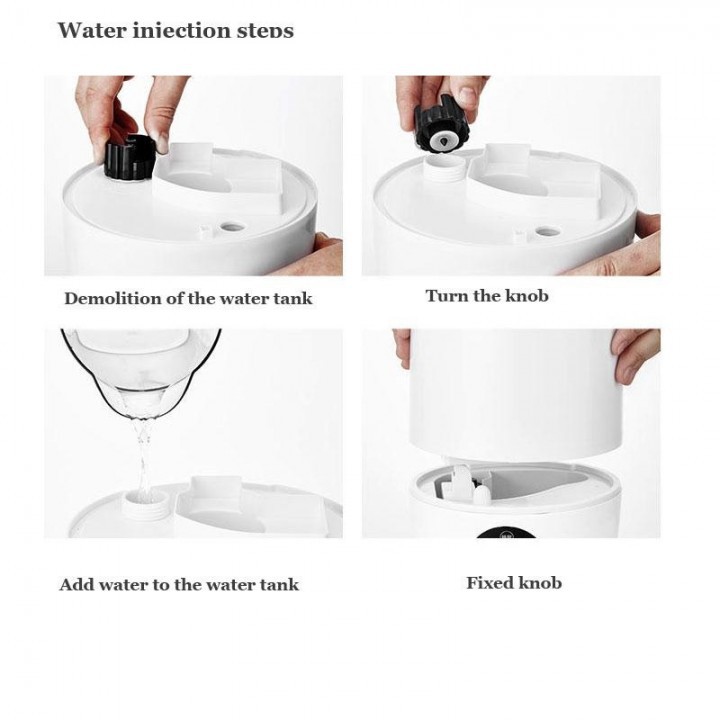X06 - GXZ Remote Control Aroma Diffuser Ultrasonic Humidifier 4L