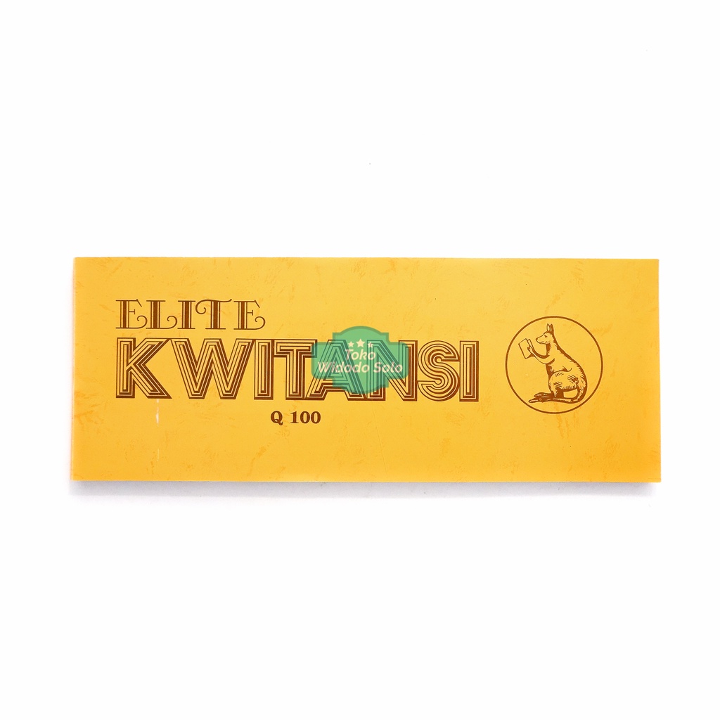 

Buku Kuitansi Kecil Kangguru Q100 Isi 100 Lembar 21,5x8cm Kwitansi - 1 Buku