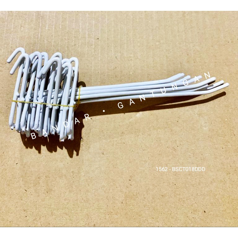 Cantelan Ram 15 Cm TEBAL Putih Cantelan Ram Putih 15 Cm/Hook Stik Ram Putih Gantungan Ram Display Cantelan Aksesoris - BH