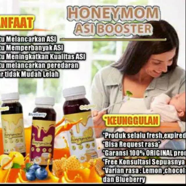Madu pelancar Asi premium Honeymom Original