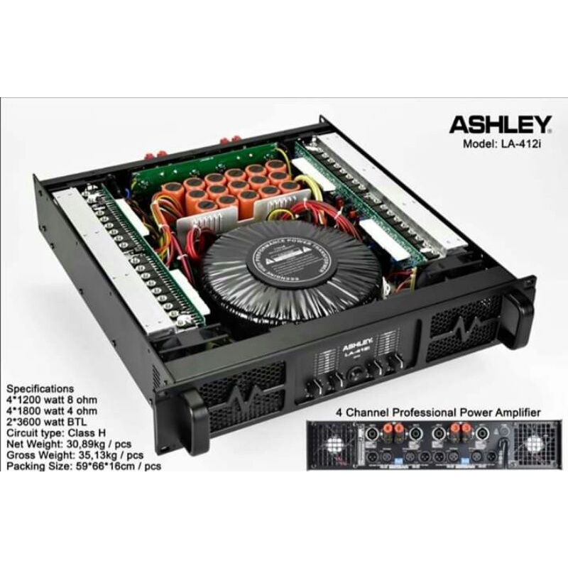 Power 4 chanel Ashley LA412i original