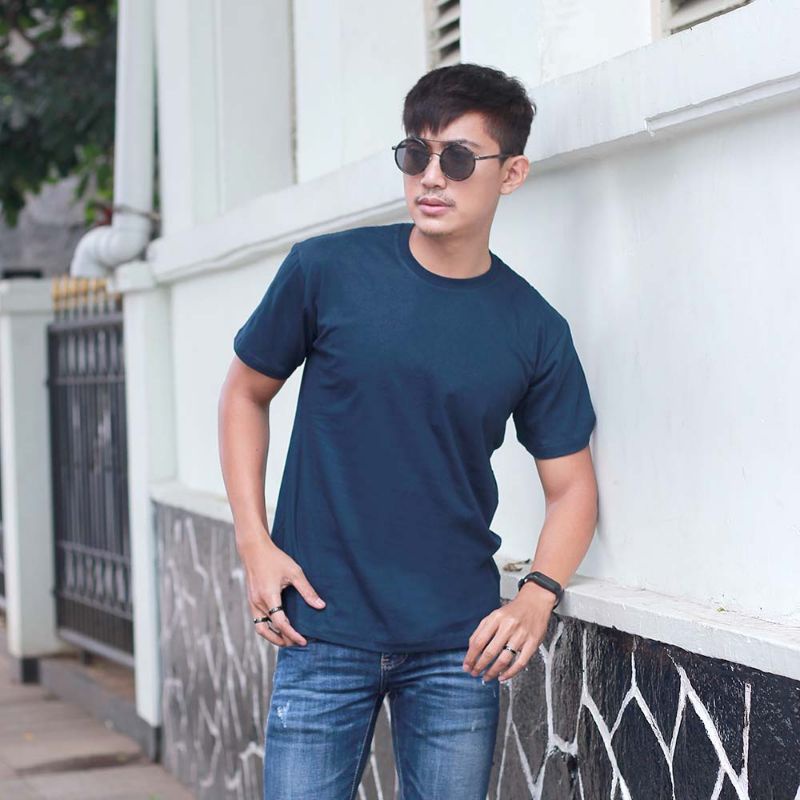 kaos polos pria baju polos ukuran s m l xl xxl xxxl